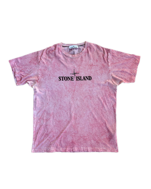 Stone Island 2017 Dust Colour Check Logo T-Shirt - XXL