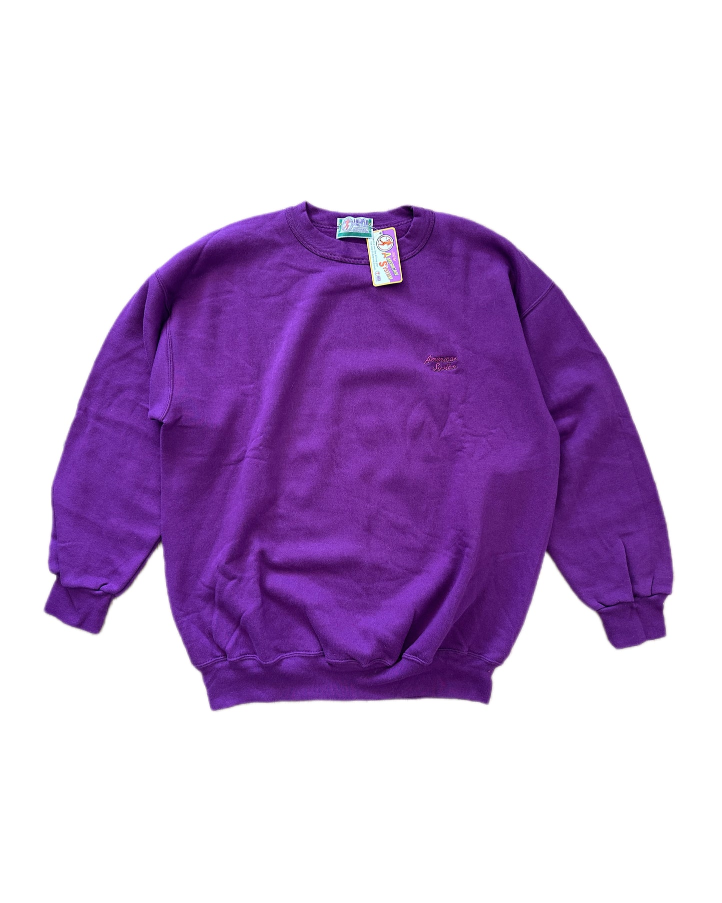 American System 1986 Vintage Tracksuit Purple - XL - Made in Italy