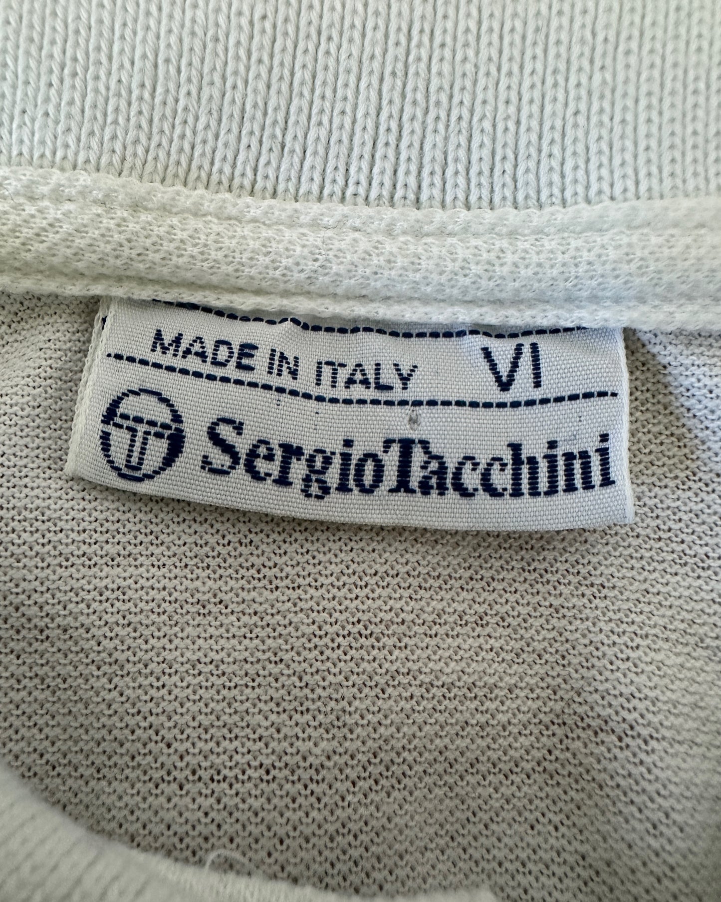 Sergio Tacchini 1990 Polo Shirt - VI / L - Made in Italy