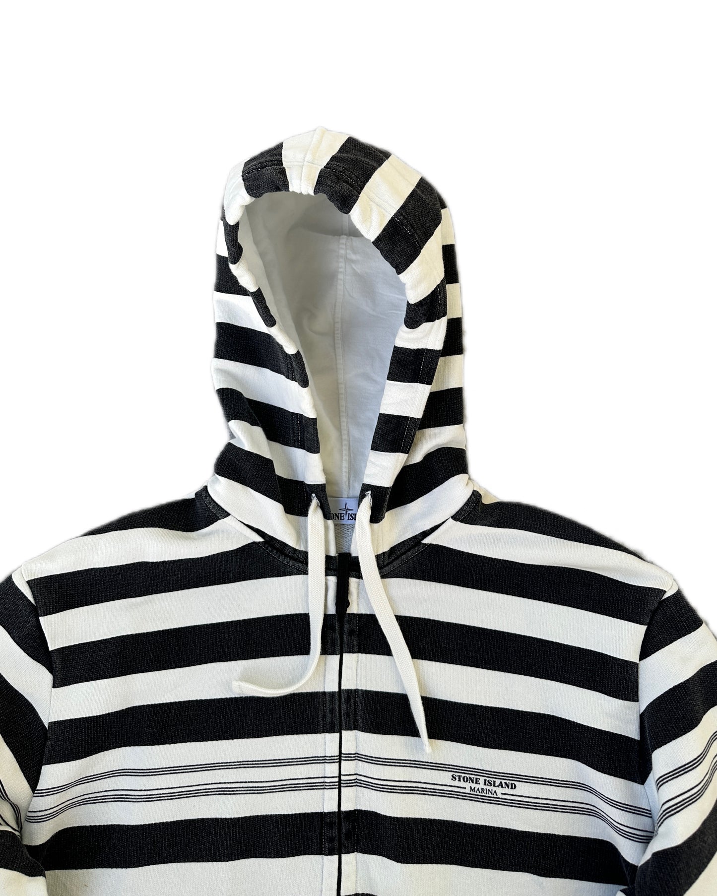 Stone Island Marina 2017 Cotton Fleece Hodded Sweat Jacket - 3XL - Made in Italy