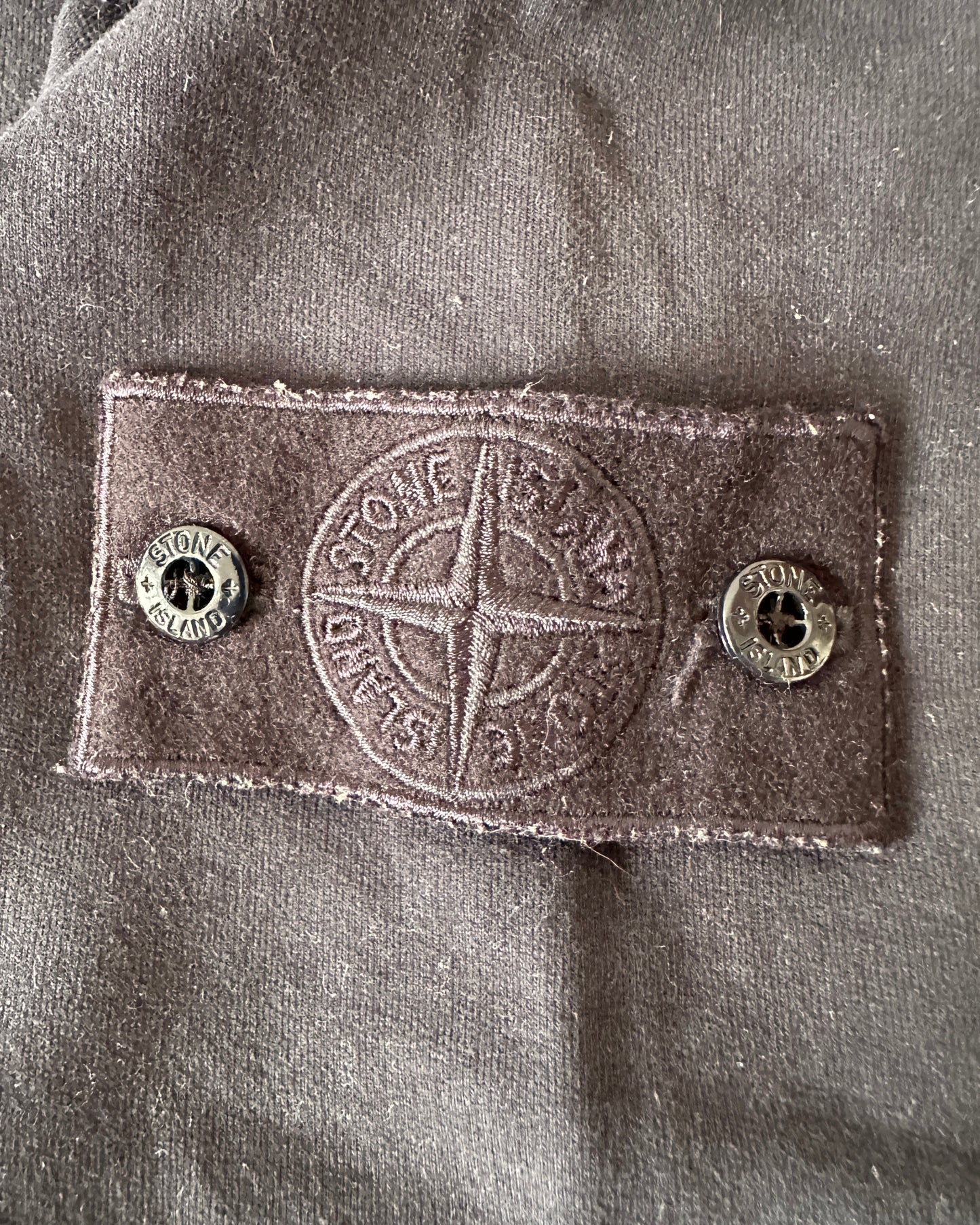 Stone Island 2017 Navy Cotton Ghost Piece Sweatshirt - M - Made in Italy