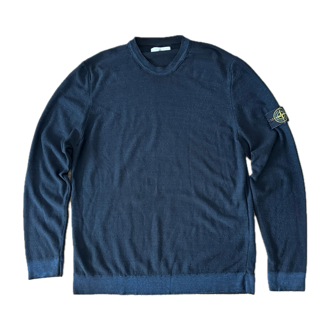 Stone Island 2016 Wool Knit Sweater Navy - 3XL - Made in Italy