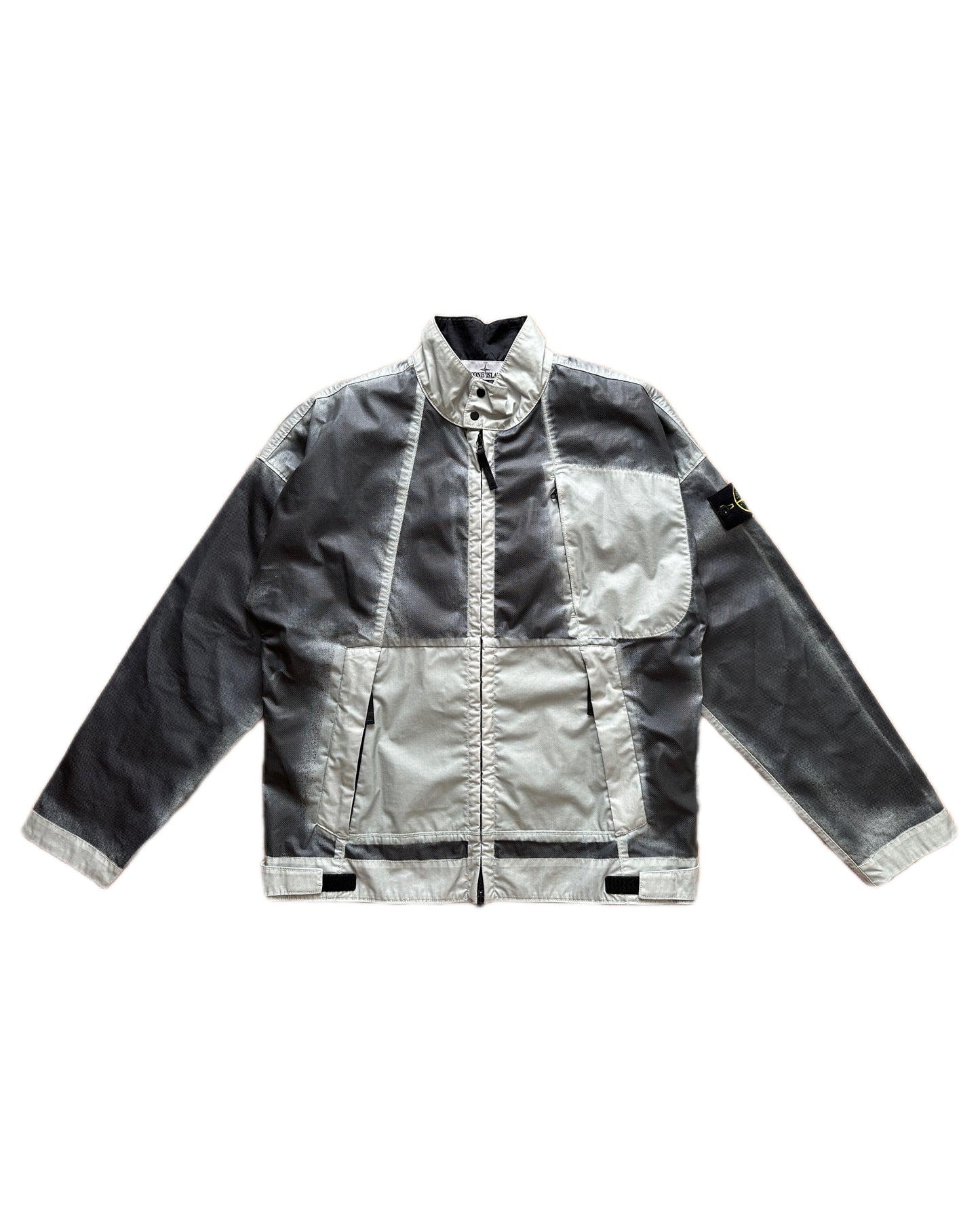 Stone Island 2023 Hand Sprayed Mussola Gommata-TC Jacket  - M - Made in Italy