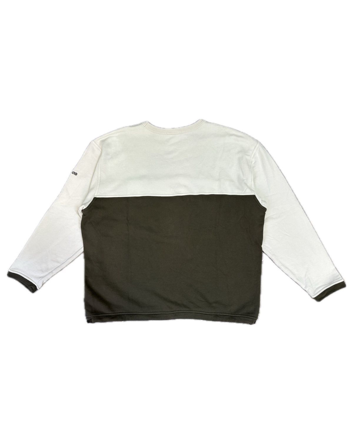 Stone Island 2025 Colour-Block Logo Embroidered Cotton Jersey Sweatshirt - 3XL