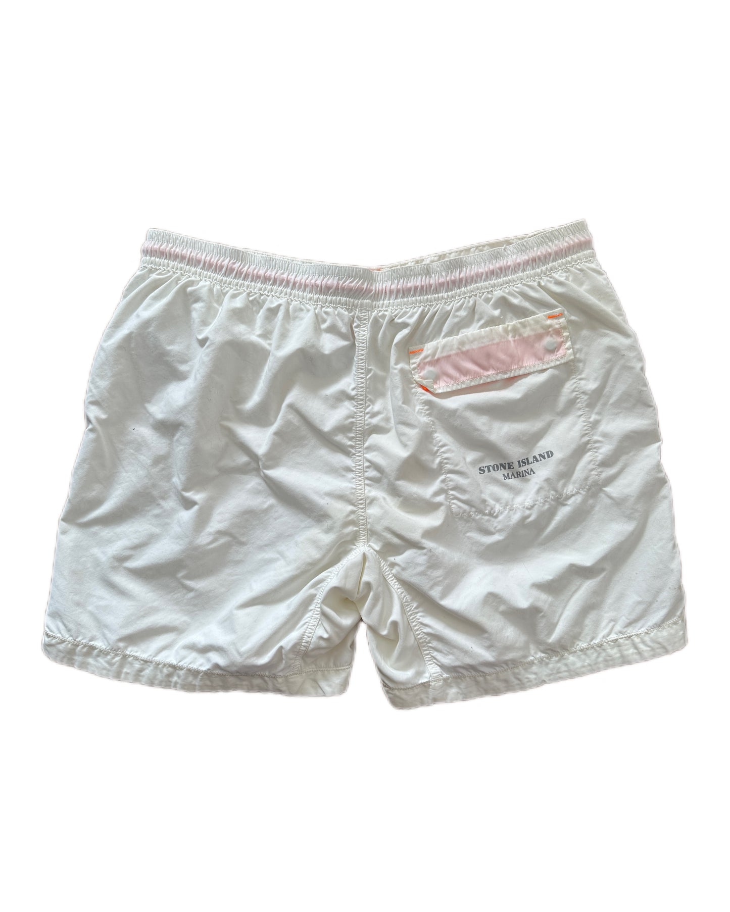 Stone Island Marina 2016 Reflective Print Logo Bermuda Shorts - XXL