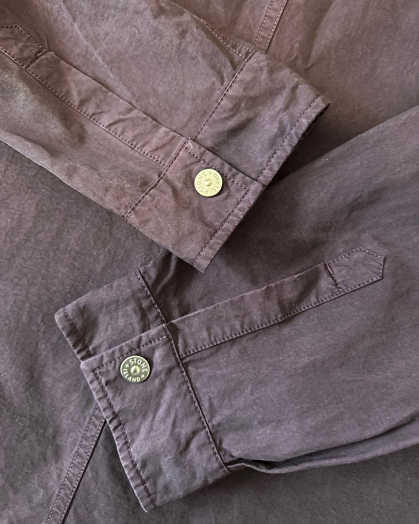 Stone Island 2023 Cupro Cotton Twill-TC Overshirt - L - Made in Italy