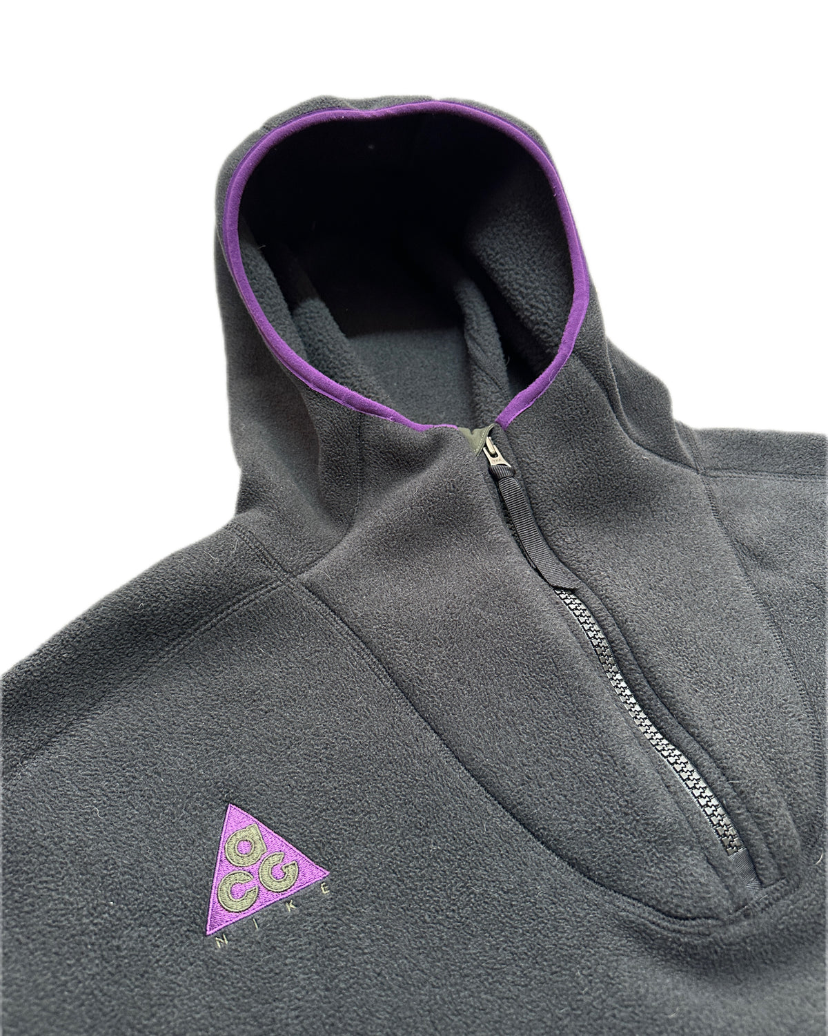Nike ACG 2018 Black Hooded Fleece Smock - XL