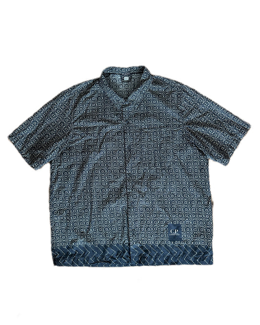 C.P. Company 2024 Popeline Baja Print Retro Shirt - XXXL