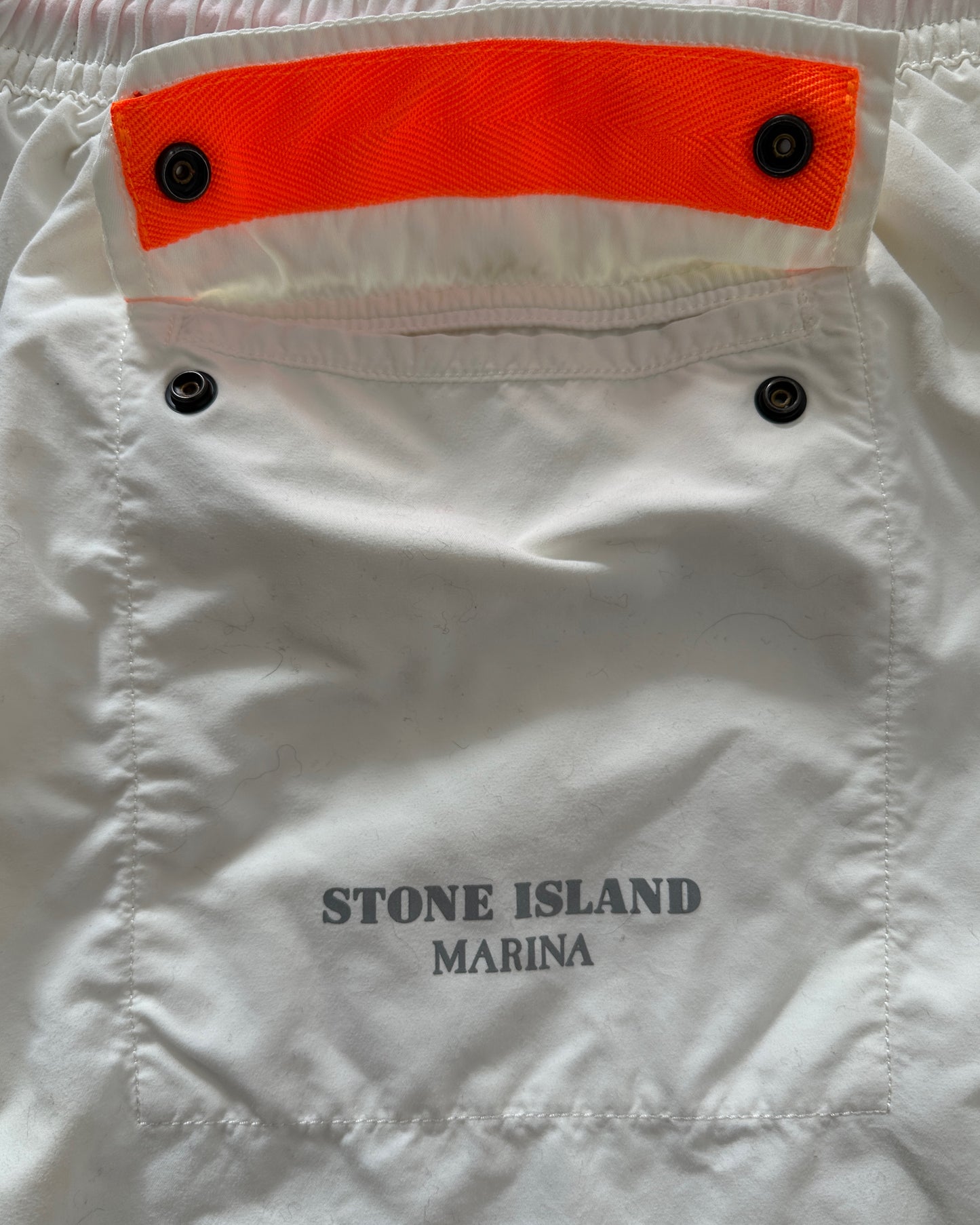 Stone Island Marina 2016 Reflective Print Logo Bermuda Shorts - XXL