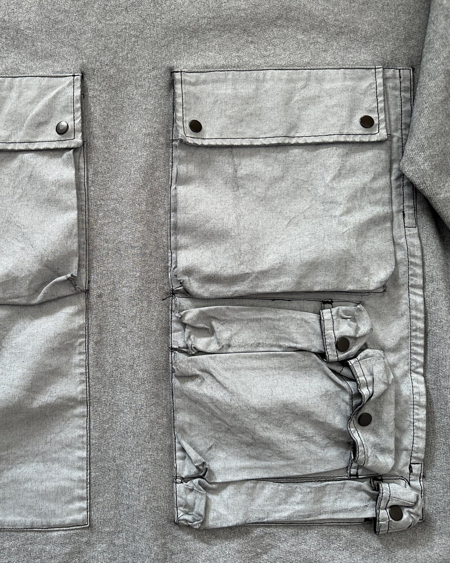 Stone Island 2019 Tela Placcata Multi Pocket Sweatshirt - XXL