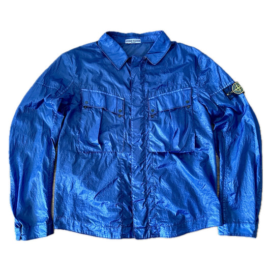 Stone Island 2009 Parachute Mesh Badge Overshirt Jacket - XL