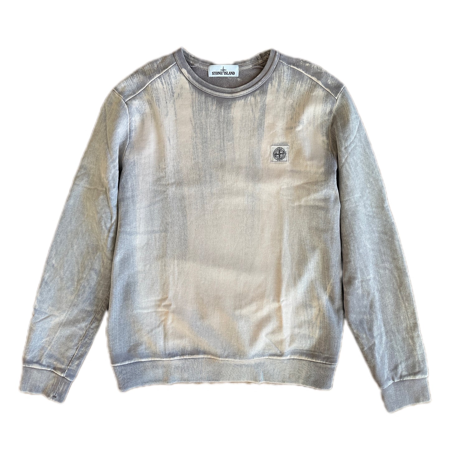 Stone Island 2018 Hand Brushed Colour Treatment Sweatshirt - L