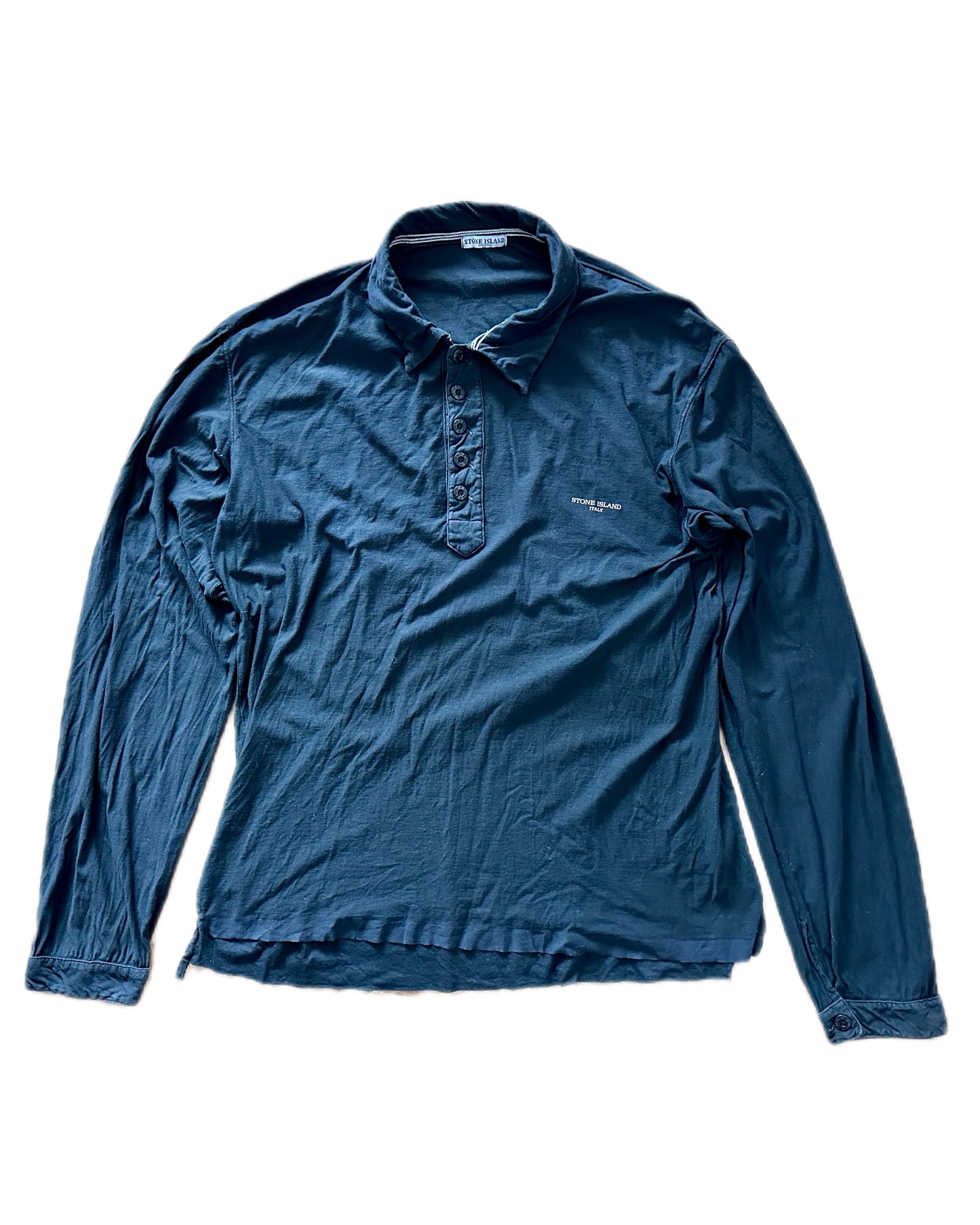 Stone Island Italy 2006 Longsleeve Polo - L - Made in Italy
