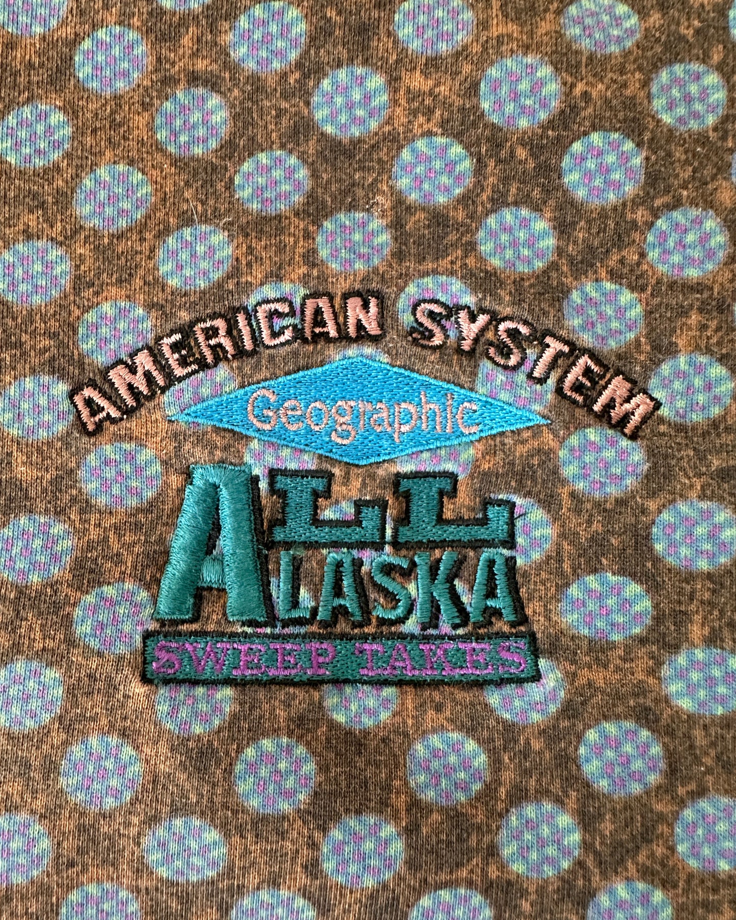 American System 1986 Vintage All Alaska Turtleneck Sweatshirt - XL - Made in Italy