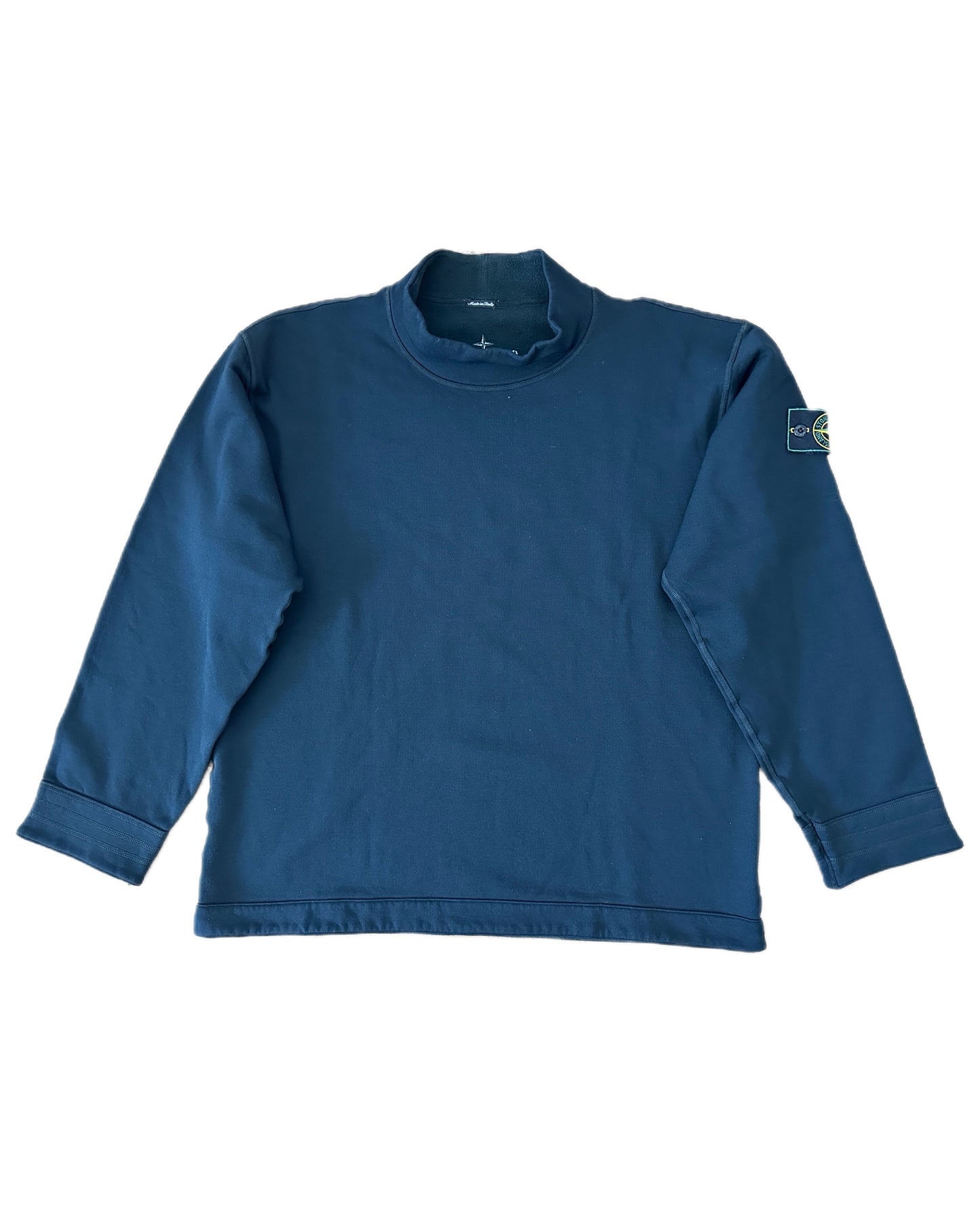 Stone Island 90s Vintage Turtleneck Sweatshirt - L