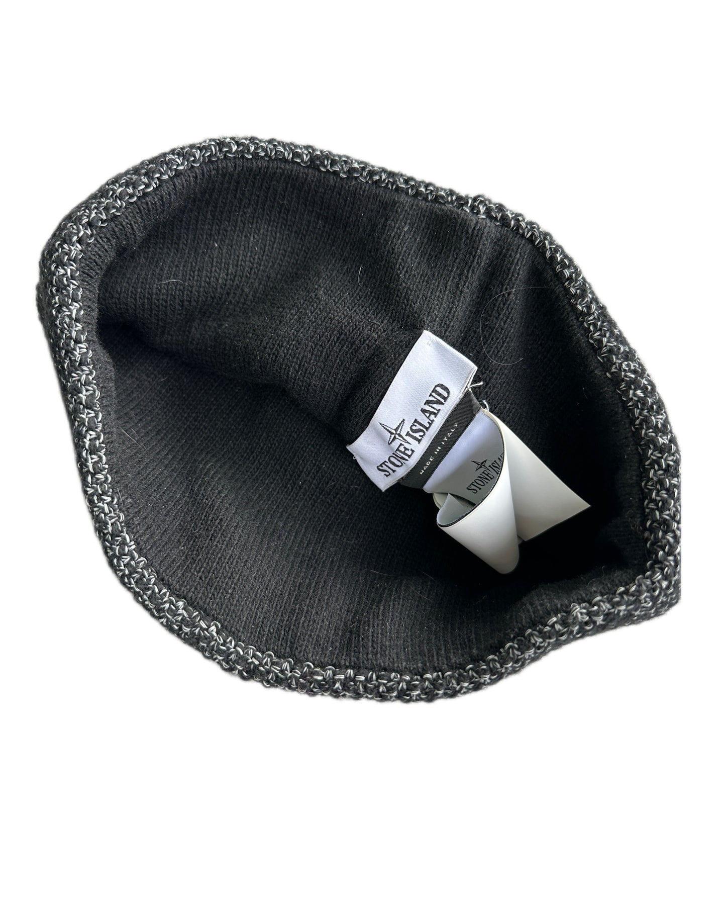 Stone Island 2019 Reflective Knit Wool Hat - Onesize - Made in Italy