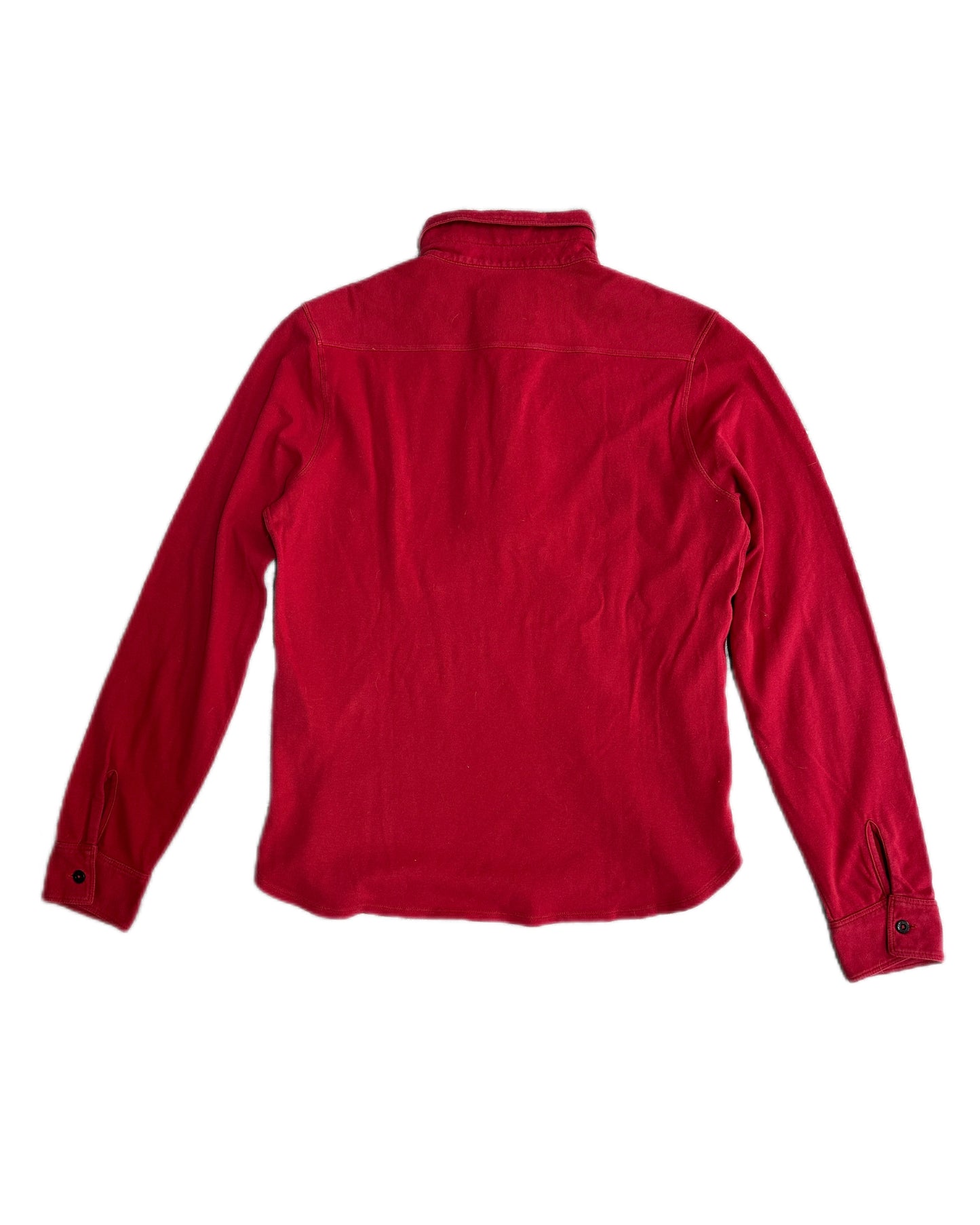 Stone Island 2012 Red Polo Longsleeve Shirt - L