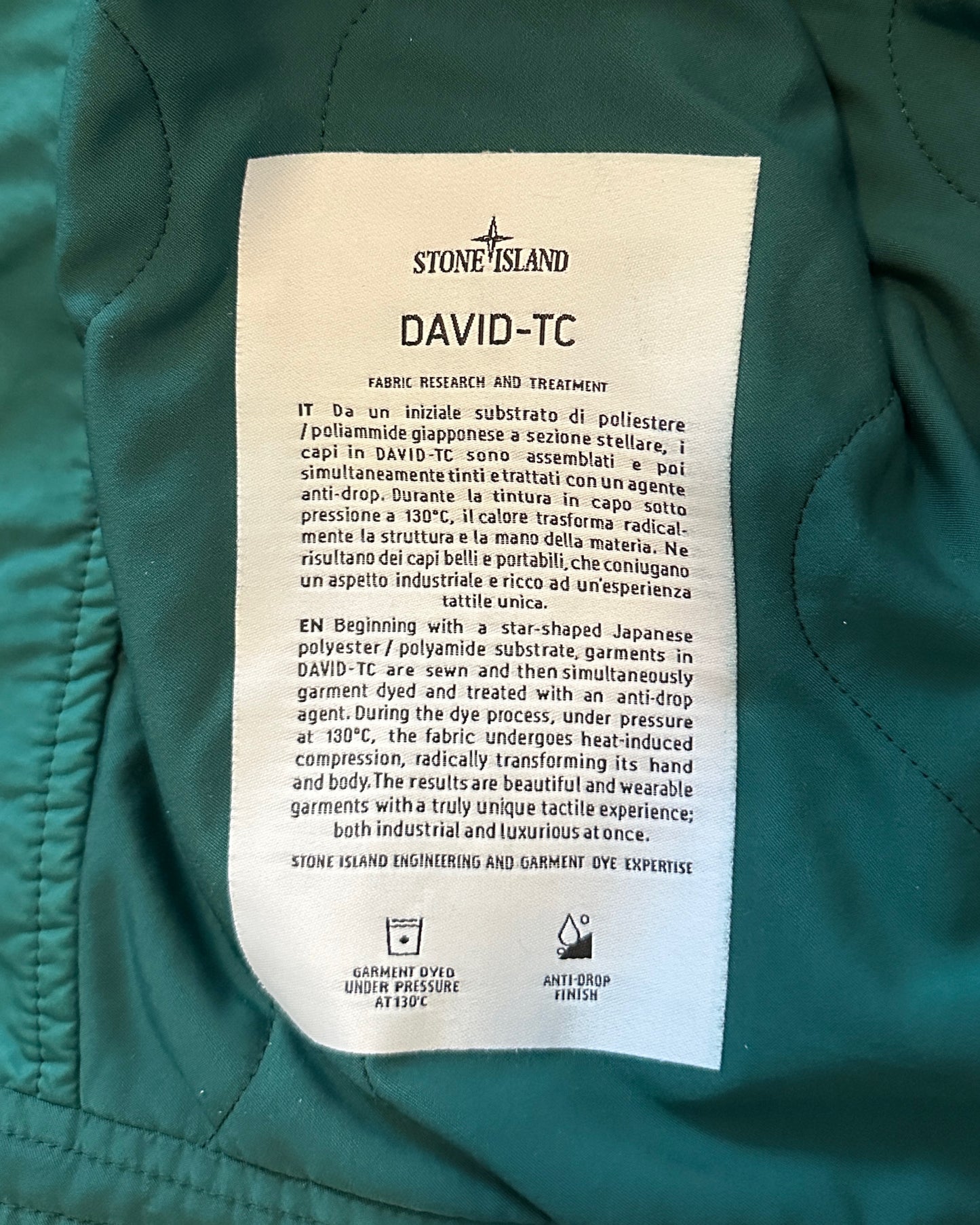 Stone Island 2015 David TC Green Jacket - M