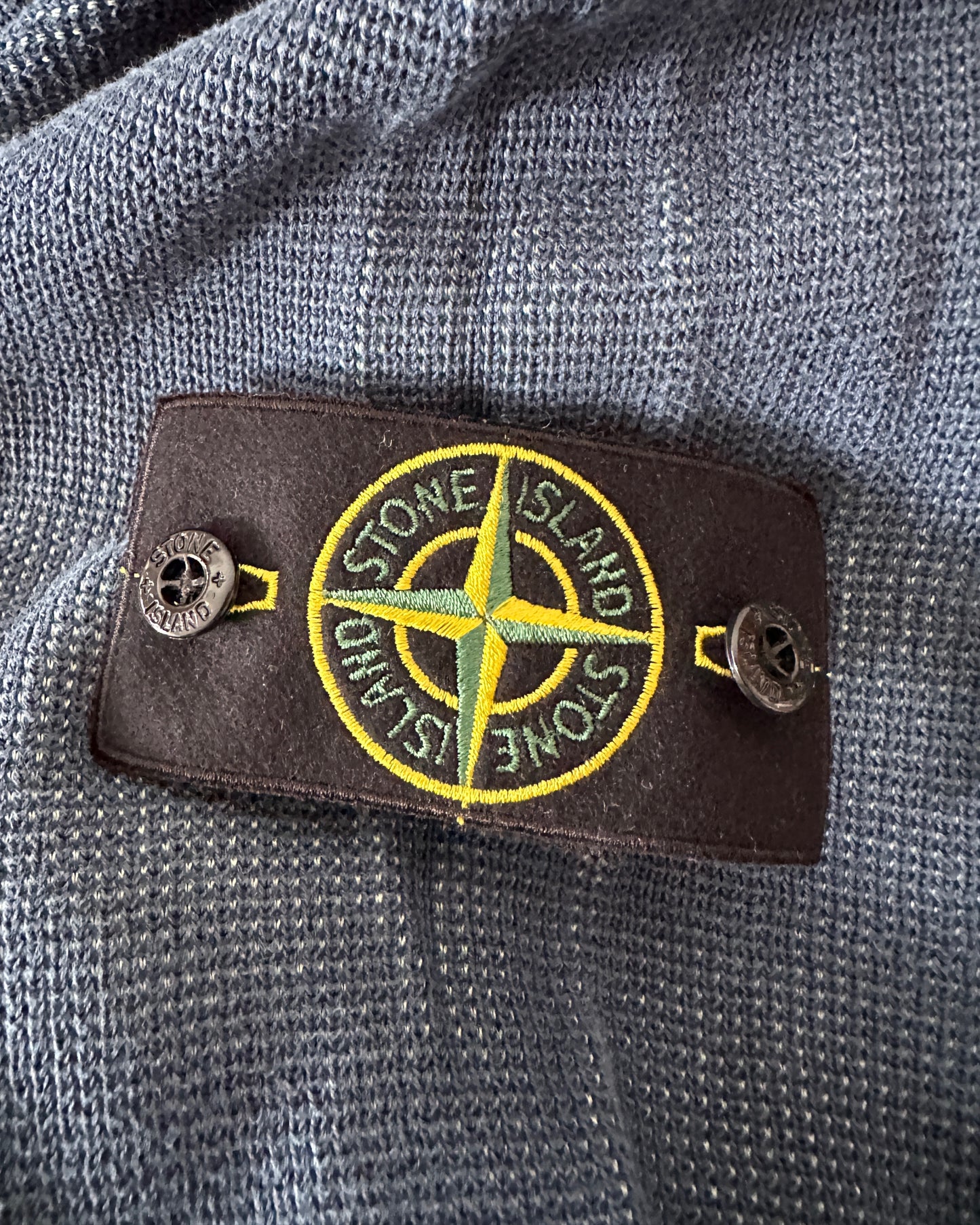 Stone Island  2018 Two Tone Cotton Knit Sweater - XXL (fits L/XL) - Made in Italy