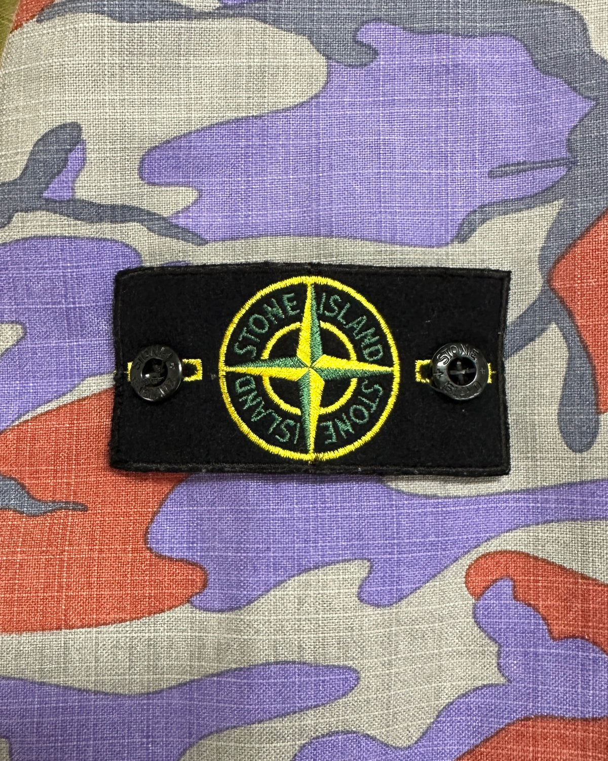 Stone Island 2022 Heritage Camo Ripstop Nylon Watro Jacket - L