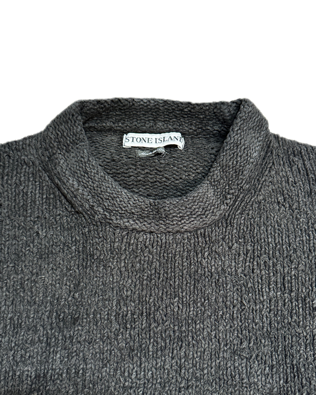 Stone Island 1998 Vintage Cotton Chenille Sweater - L - Made in Italy