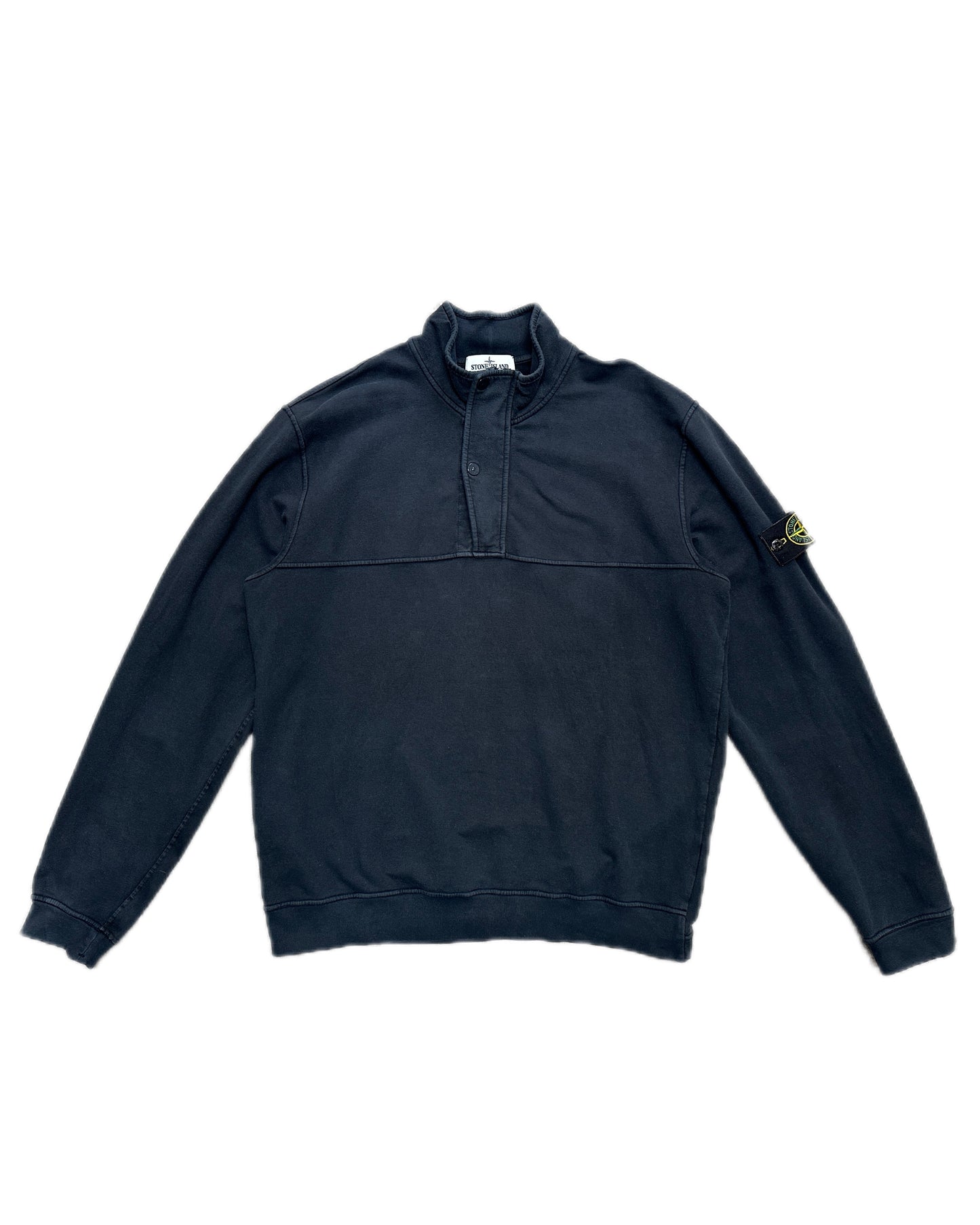 Stone Island 2013 Cotton Troyer Sweatshirt Navy - XXL - Made in Italy