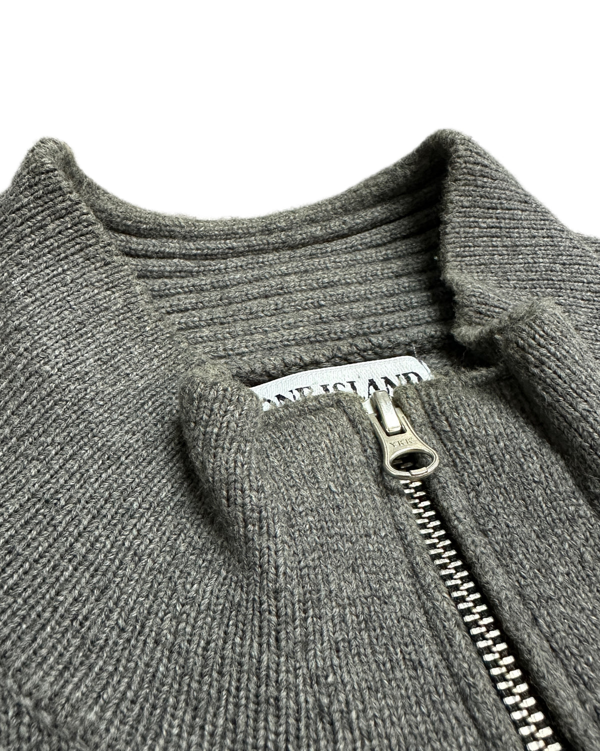 Stone Island 2011 Dark Grey Knit Zip Jacket - L - Made in Italy