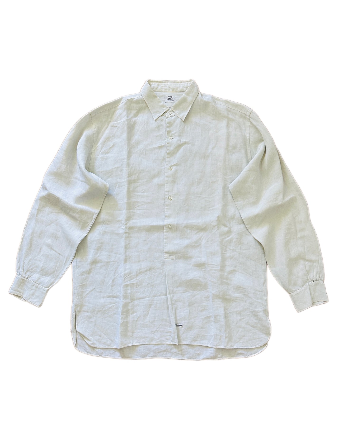 C.P. Company 1989 Vintage Linen Overshirt - 6 / XL - Made in Italy