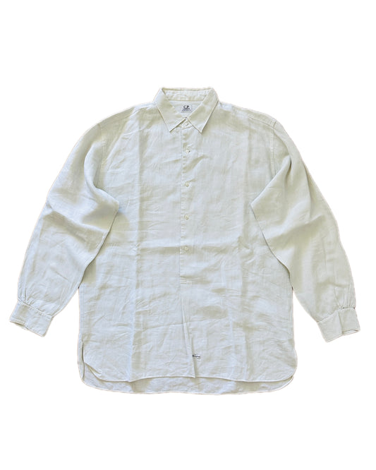 C.P. Company 1989 Vintage Linen Overshirt - 6 / XL - Made in Italy
