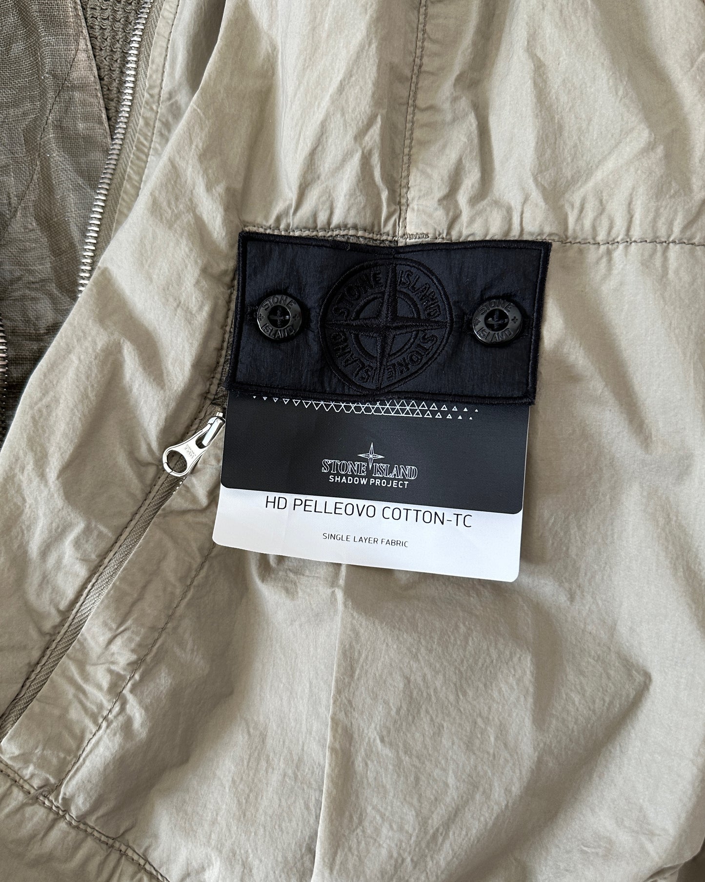 Stone Island Shadow Project 2022 HD Pelleovo Cotton Bomber Jacket BNWT - XXL - Made in Italy