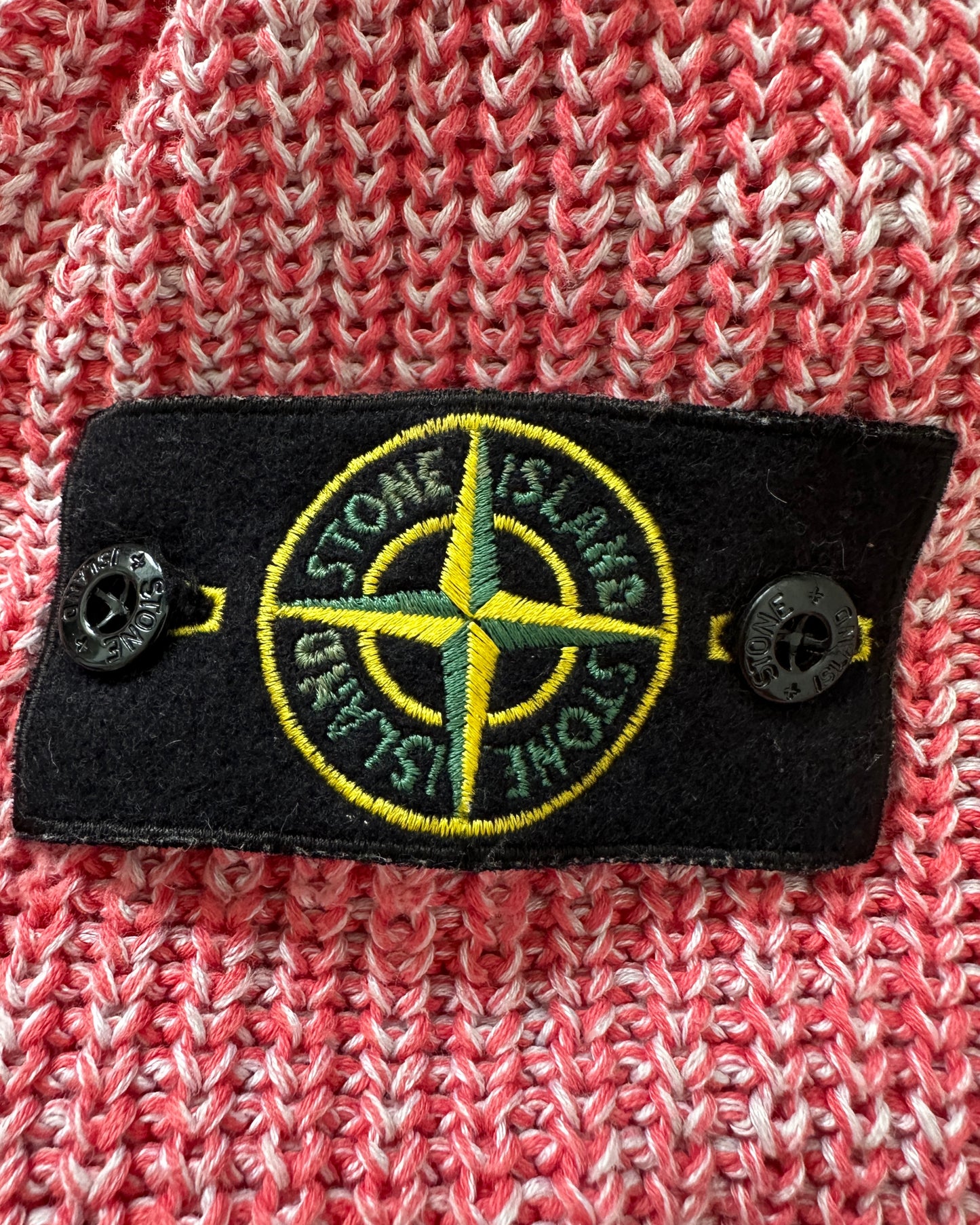 Stone Island 2017 Coral Cotton Knit Zip Jacket - L - Made in Italy