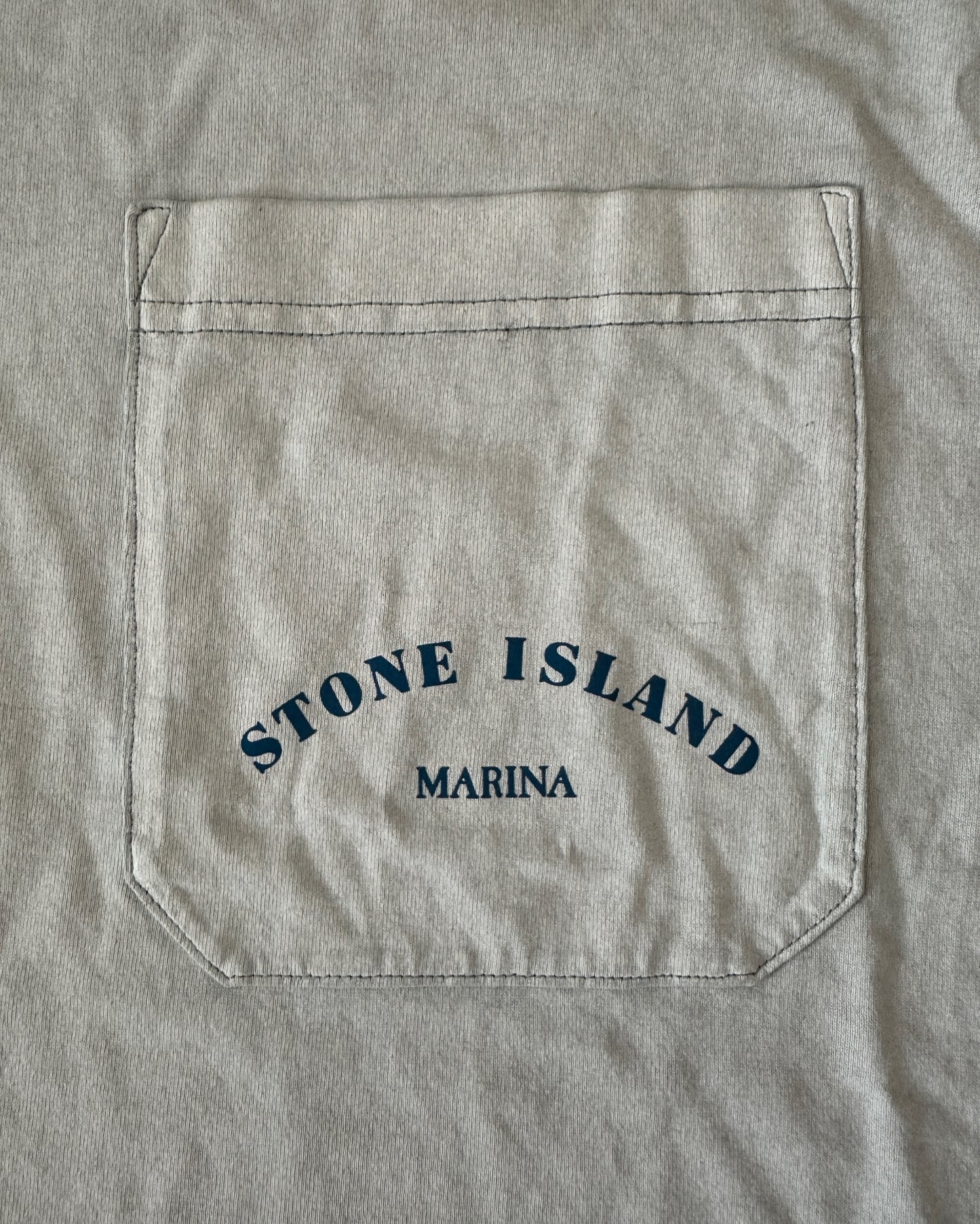 Stone Island Marina 2023 Reflective Print Logo T-Shirt BNWT - XXL - Made in Italy