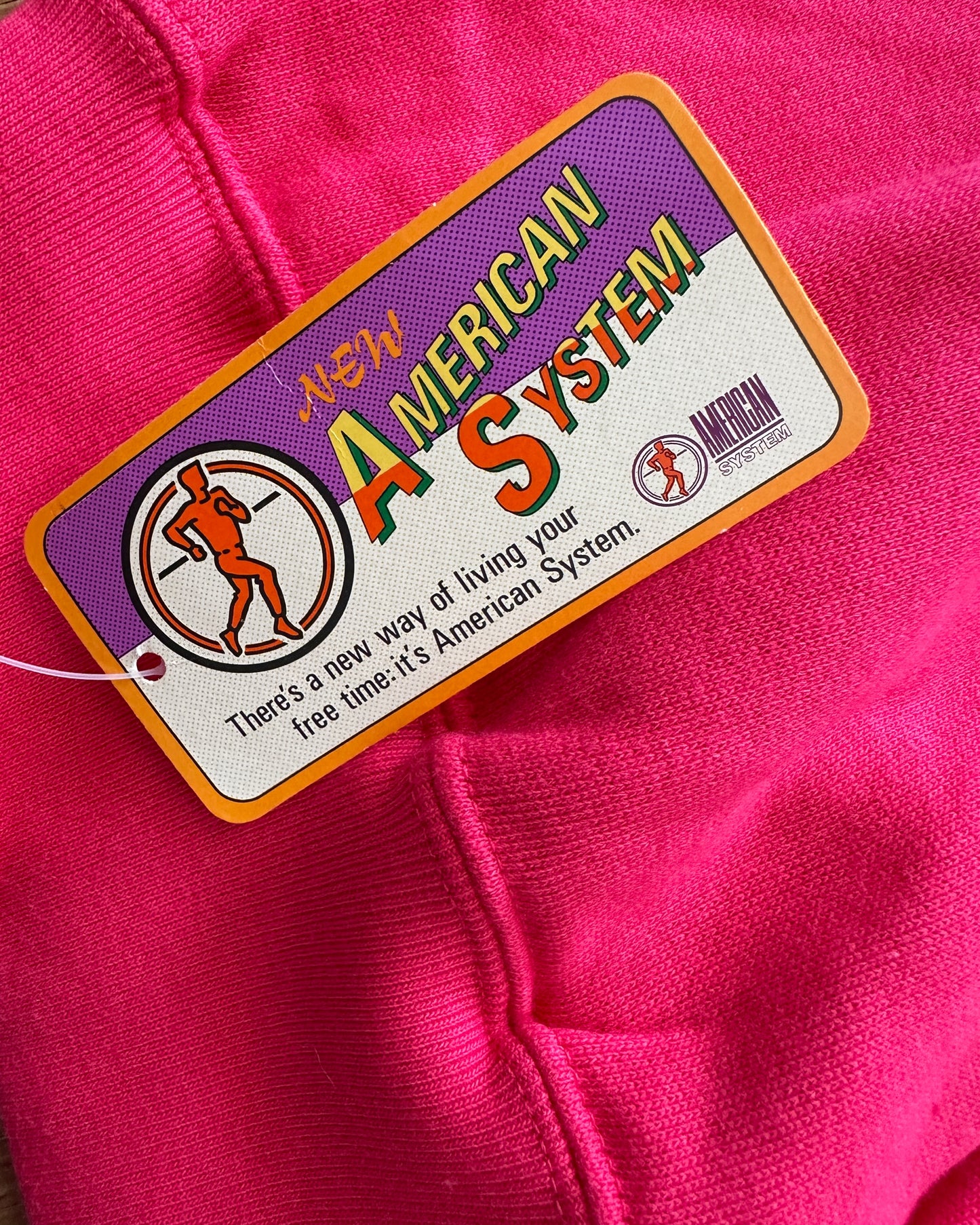 American System 1986 Vintage Tracksuit Pink - L - Made in Italy