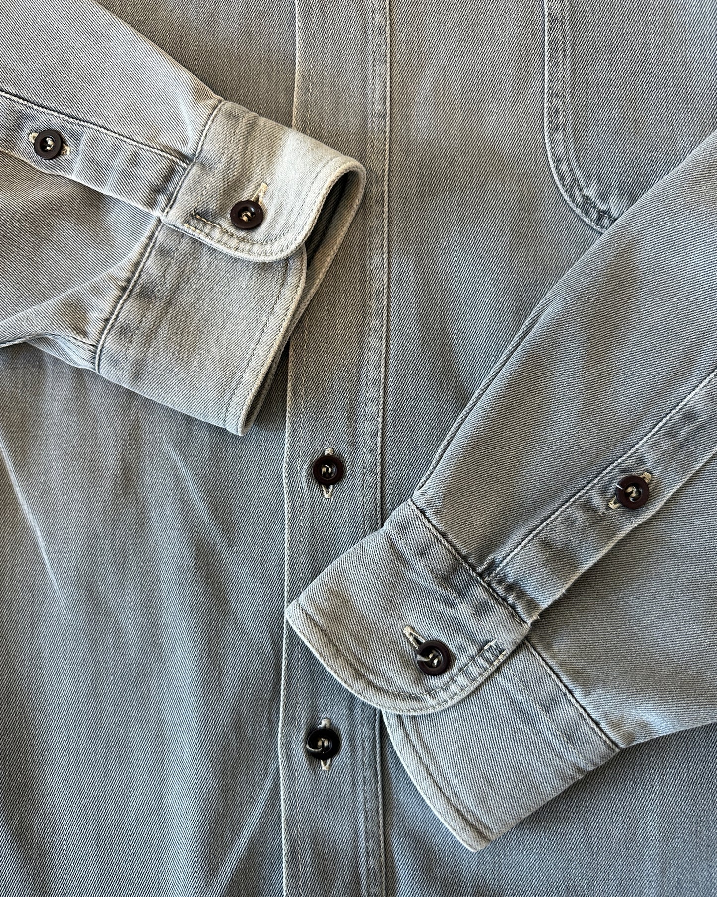 Armani Jeans Vintage 90s Cotton Overshirt -  XXL - Made in Italy