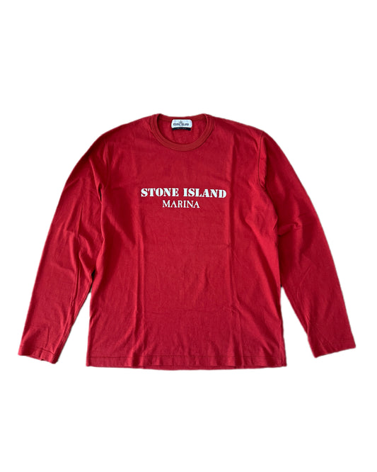 Stone Island Marina 2013 Glow in the dark Print Longsleeve Shirt - XL