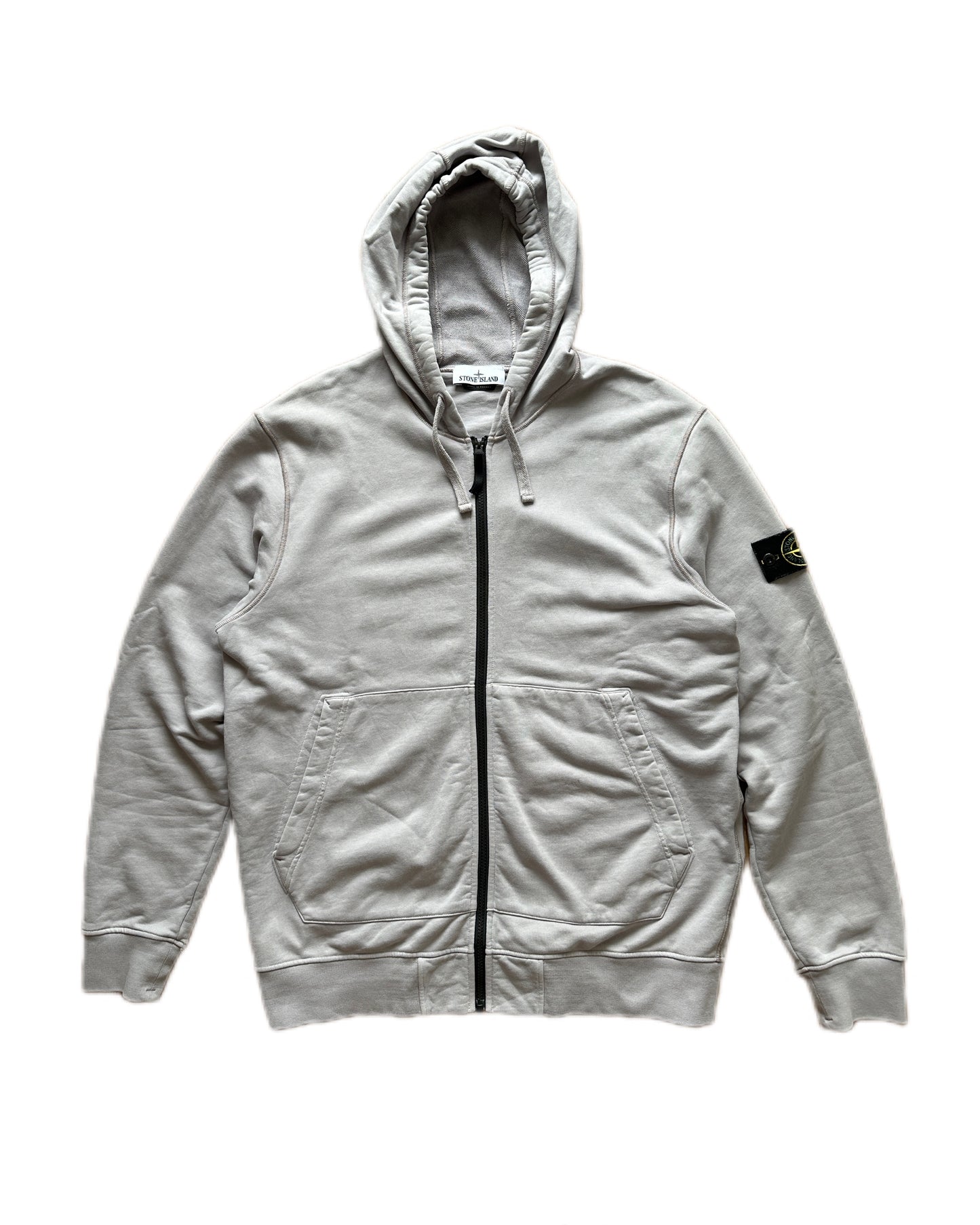 Stone Island 2024 Zip Hooded Sweatshirt Mauve - XXL