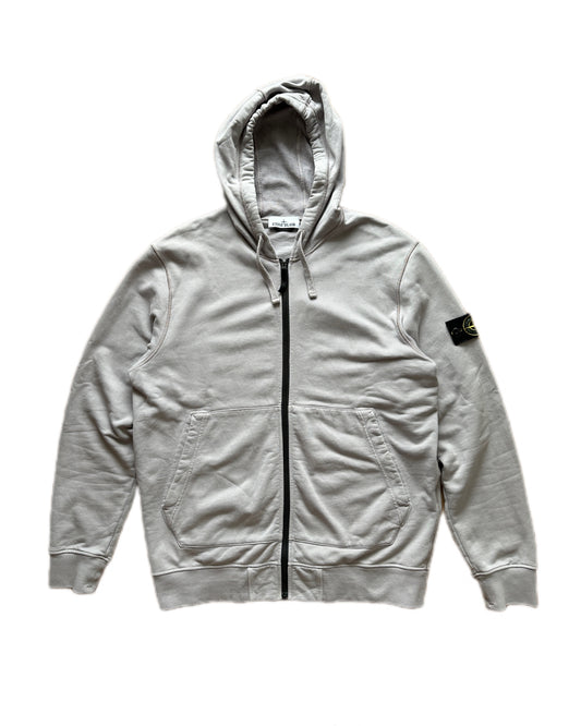 Stone Island 2024 Zip Hooded Sweatshirt Mauve - XXL