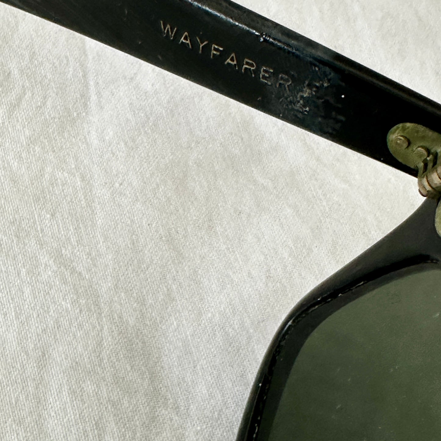 Ray Ban Wayfarer 5022 B&L Black Vintage 80s Sunglasses - Medium - Made in USA