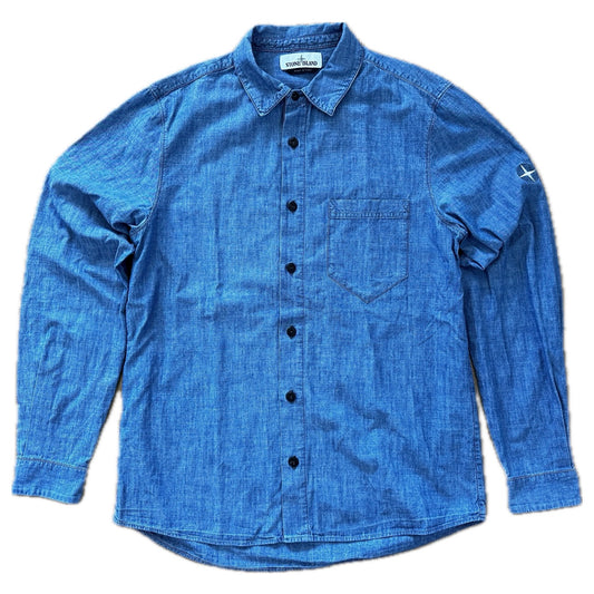 Stone Island Chambray Shirt  - L - Made in Italy