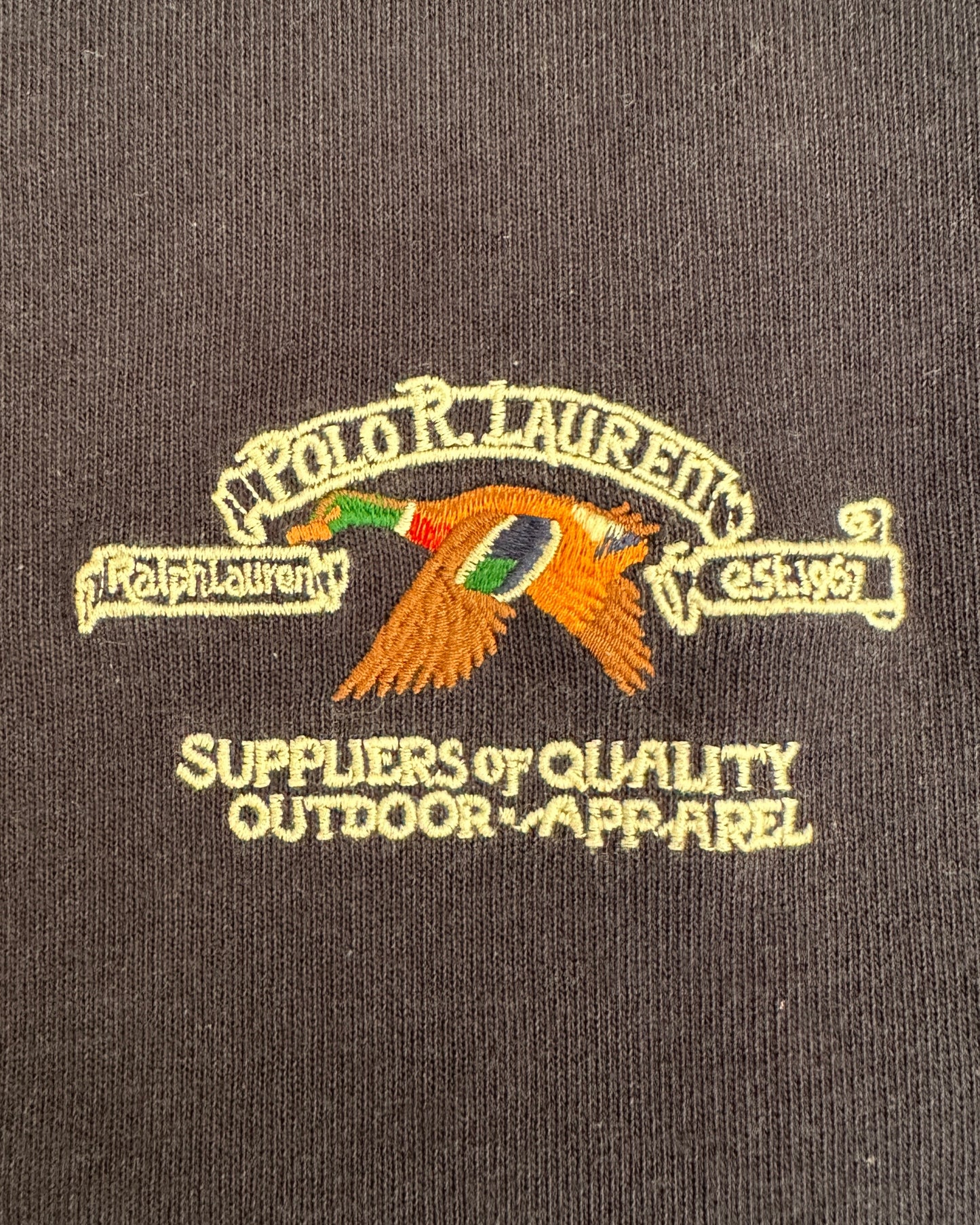 Polo Ralph Lauren 90s Retro Adirondack Sportsman Rugby Sweatshirt - XXL