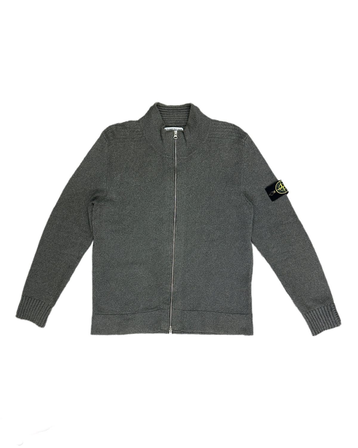 Stone Island 2011 Dark Grey Knit Zip Jacket - L - Made in Italy