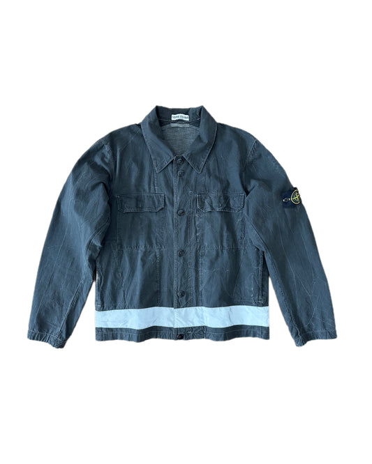 Stone Island 2006 Reflective Panel Work Jacket - XL - Made in Italy