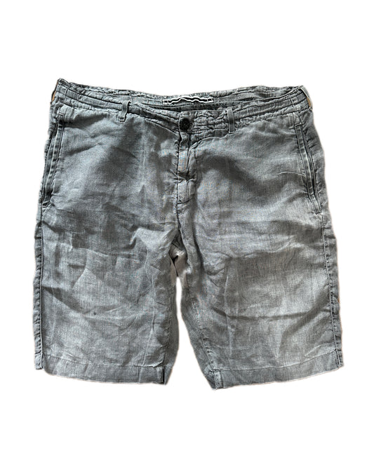 Stone Island 2015 Grey Linen Shorts - 34