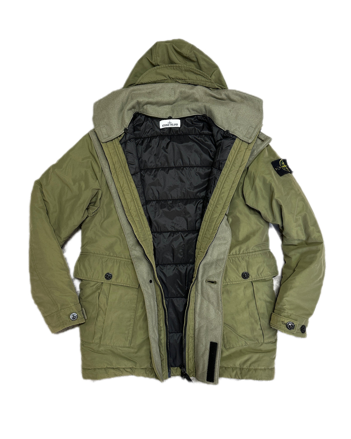 Stone Island 2019 Micro Reps with Primaloft Insulation Jacket- S fits M