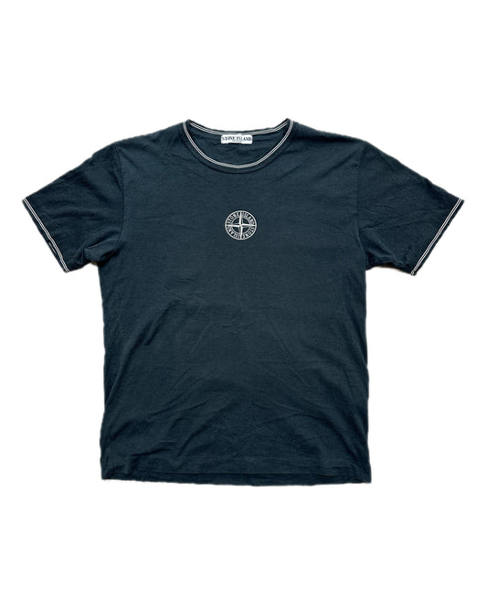 Stone Island 2008 Navy Vintage Logo T-Shirt - M