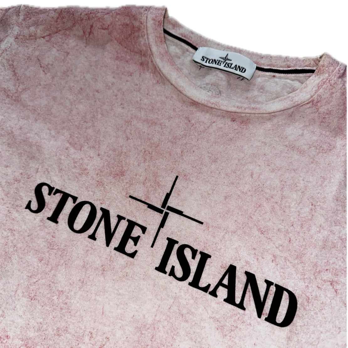 Stone Island 2017 Dust Colour Check Logo T-Shirt - L