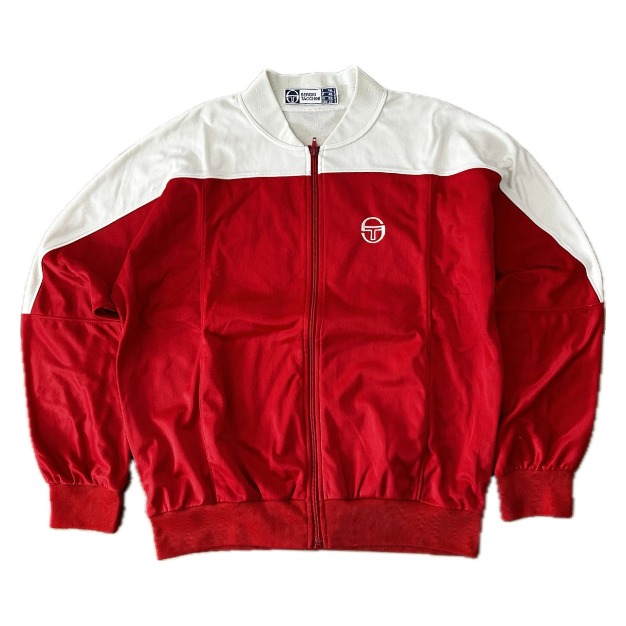 Sergio Tacchini 80s Vintage Track Jacket - 52 / L - Made in Italy