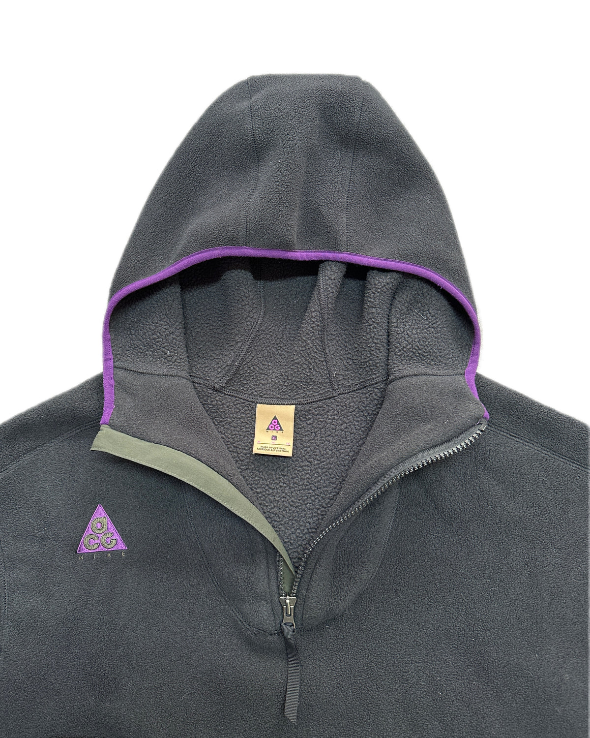 Nike ACG 2018 Black Hooded Fleece Smock - XL