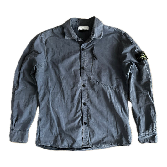 Stone Island 2016 Grey Cotton Overshirt - L