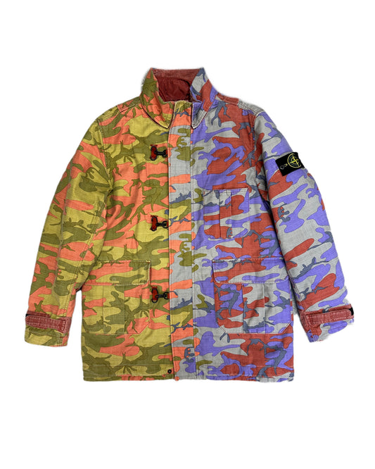 Stone Island 2022 Heritage Camo Ripstop Nylon Watro Jacket - L